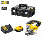 Coffret DCS331M1 scie sauteuse DCS331 + batterie 4,0 Ah 18V + chargeur DCB115 + TSTAK II Dewalt