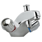 Mélangeur bain-douche monotrou ulysse sans ensemble de douche têtes 15x21 à clapet guidé chromé porcher