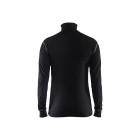 Haut de sous-vêtements col camionneur retardant flamme Noir 48981725 - Taille au choix