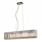Suspension en cristal poole 6 lumières