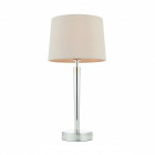Lampe syon, nickel brillant, avec abat-jour