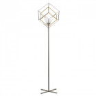 Lampadaire argenté neoclassic   168 cm