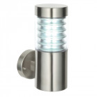 Applique equinox, acier inoxydable et polycarbonate