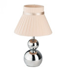 Lampe de table chromée elegance 1 ampoule 30 cm