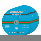 5 disques plats à tronçonner la pierre - 230 x 3 x 22,23 mm