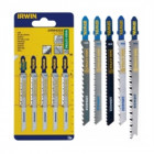 5 lames de scie sauteuse HCS U111C Longueur 100 mm Denture 8 tpi - pas de 3 mm
