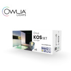 5 Spots LED à Encastrer - Blanc Chaud - KOS + Transformateur 30W - Ø42mm - Ø de perçage 32mm - Plug & Play - Spot Dimmable - Basse Intensité