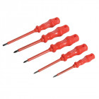 5 tournevis isolés - 5 pcs