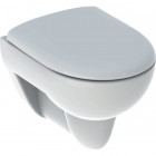 Pack WC suspendu à fond creux Renova Compact avec abattant blanc 