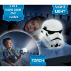 Disney veilleuse et lampe stormtrooper 14x8x8 cm blanc worl930010