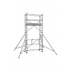 Echafaudage roulant aluminium base pliante 4.8 m, cent504715