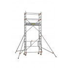 Echafaudage roulant aluminium base pliante 2.8 m, cent504733