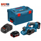 Coffret rabot GHO 18 V-LI + 2 batteries 5,0 Ah + chargeur + L-Boxx 238 Bosch