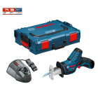 Scie sabre GSA 12V-14 + batterie 2,0 Ah + chargeur GAL1230CV + L-Boxx 102 Bosch