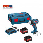 Coffret boulonneuse à Chocs GDS 18 V-EC 250 + 2 x 4,0 Ah + chargeur + L-Boxx 136 Bosch