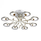 Plafonnier argenté elegance   22 cm