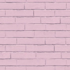 Papier peint brick wall rose