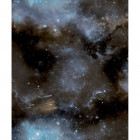 Papier peint galaxy with stars bleu et noir