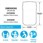 Boite à clés masterlock fixation murale - rétroéclairé - 5425eurd