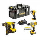 Coffret DCK288M2B perforateur burineur + perceuse viss. perc. + DCL040 + 2x4,0Ah + chargeur DeWalt