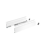Profilé latéral de tiroir AvanTech YOU, H101mm x L350mm, blanc, gauche et droite - HETTICH - 9353385