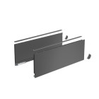 Profilé latéral de tiroir AvanTech YOU, hauteur 187 mm x NL 450 mm, Anthracite, gauche et droite - HETTICH - 9353443