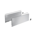 Profilé latéral de tiroir AvanTech YOU, hauteur 187 mm x NL 450 mm, Argent, gauche et droite - HETTICH - 9353357