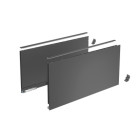 Profilé latéral de tiroir AvanTech YOU, hauteur 251 mm x NL 500 mm, Anthracite, gauche et droite - HETTICH - 9353451