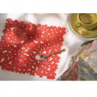 InterDesign 60964EU Blumz Grand Tapis d'Évier Rouge