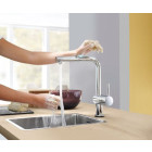 Grohe minta touch mitigeur évier tactile mousseur extractible 31360000 (import allemagne)