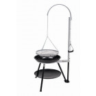 Landmann 11064 barbecue charbon geos acier emaillé
