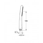 GROHE Rainshower Icon Douchette à main Gris Perle à˜ 100 mm 27375000 (Import Allemagne)