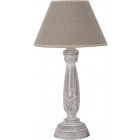 Lampe classique corolla abat jour lin beige