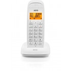 Aeg téléphone dect sans fil avec fonction mains libres - d81 - blanc