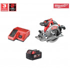 Kit M18CCS55P1-SK scie circulaire M18CCS55 + 1 x 5,0 Ah + chargeur Milwaukee