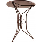 Table en céramique et fer forgé