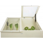 Serre de jardin en pin 41 cm de hauteur blanc