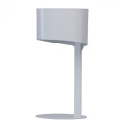 Lampe de table blanche megapolis 1 ampoule 33 cm