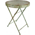 Table bistrot de jardin en métal