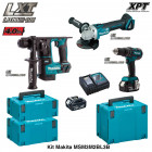 Kit 3 outils électro MSM3M2BL3B + 2 x 4,0 Ah + chargeur + Makpac 2-3-4 Makita