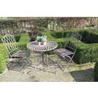 Chaise pliable en métal