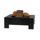 Brasero en acier peint pieds cloutés 70 cm