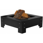 Brasero en acier peint pieds cloutés 80 cm