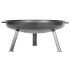 Brasero rond en acier 3 pieds fins 70 cm