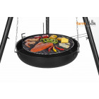 Barbecue suspendu sur trépied premium 60 cm