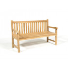 Banc de jardin 3 places en teck c fsc 150cm  marron