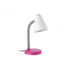 Lampe de bureau fuchsia bob 1 ampoule