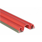 Kit anti pince doigts GAROMIN Feu N°2 WATTELEZ 3 soufflets 1400 mm + rail + vis+ adh - Gris - 606001G