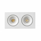 Encastrable blanc argón 2 ampoules