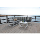 Salon de jardin en aluminium belafor